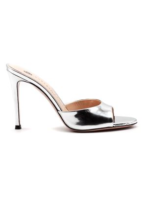 Ramas sandal in silver mirrored leather ROBERTO FESTA | RAMASSPECCHIOSILVER